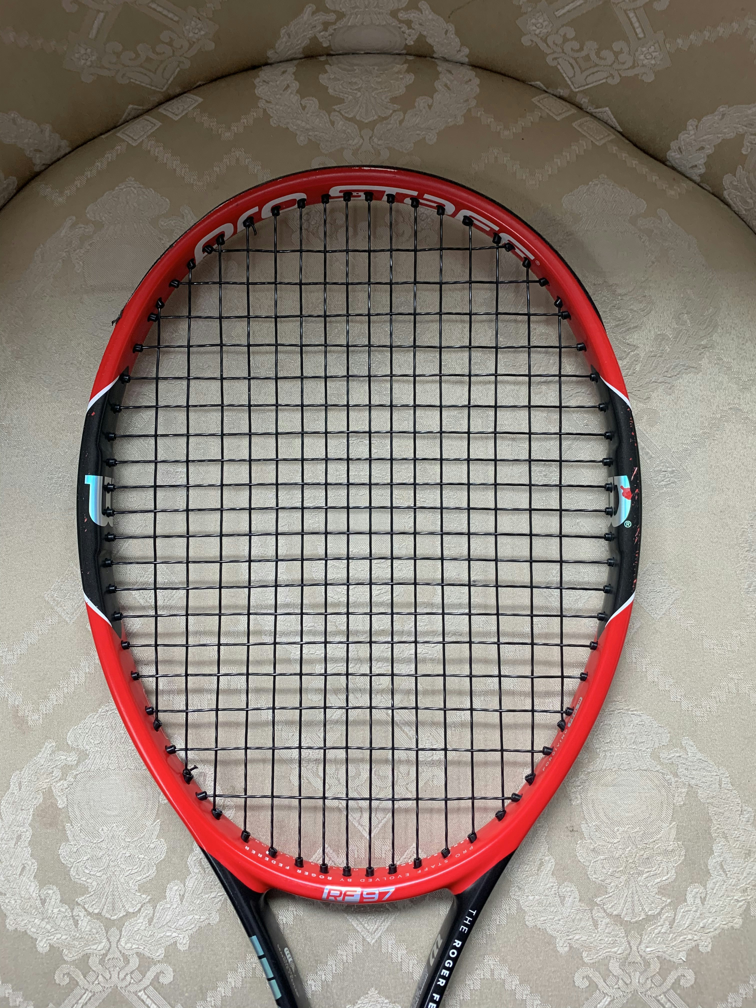16L Gauge, 1.28mm YTEX PentaPower Twisted Black Tennis Racquet String 16L Gauge, 1.28mm YTEX PentaPower Twisted Black Tennis Racquet String